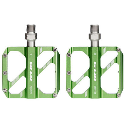GUB GC071 GZ 1 Pair Aluminum Alloy Pedals Anti Slip Triple Bearing Pedals with Hex Wrench for Mountain  /  Road Bike