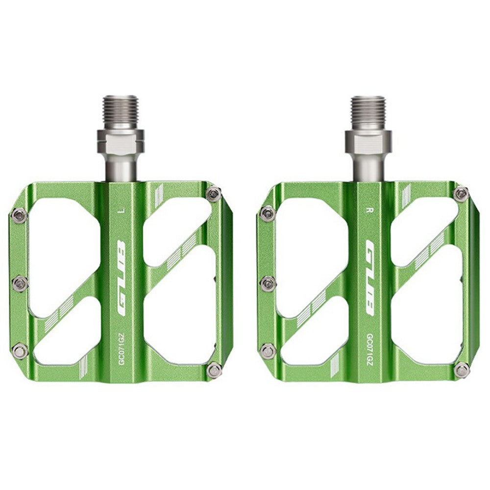 GUB GC071 GZ 1 Pair Aluminum Alloy Pedals Anti Slip Triple Bearing Pedals with Hex Wrench for Mountain  /  Road Bike
