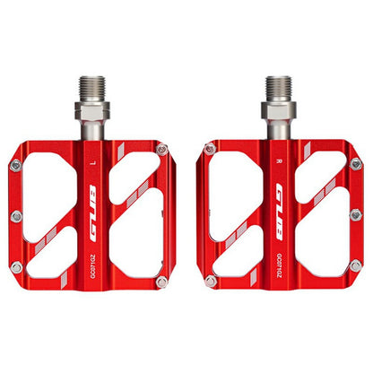 GUB GC071 GZ 1 Pair Aluminum Alloy Pedals Anti Slip Triple Bearing Pedals with Hex Wrench for Mountain  /  Road Bike