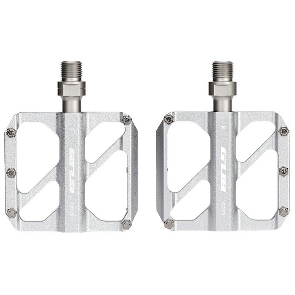 GUB GC071 GZ 1 Pair Aluminum Alloy Pedals Anti Slip Triple Bearing Pedals with Hex Wrench for Mountain  /  Road Bike