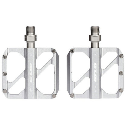 GUB GC071 GZ 1 Pair Aluminum Alloy Pedals Anti Slip Triple Bearing Pedals with Hex Wrench for Mountain  /  Road Bike