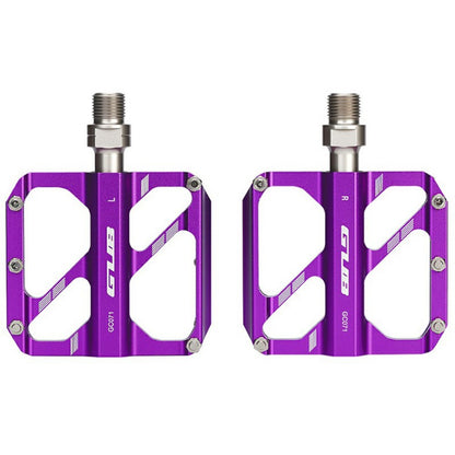 GUB GC071 GZ 1 Pair Aluminum Alloy Pedals Anti Slip Triple Bearing Pedals with Hex Wrench for Mountain  /  Road Bike