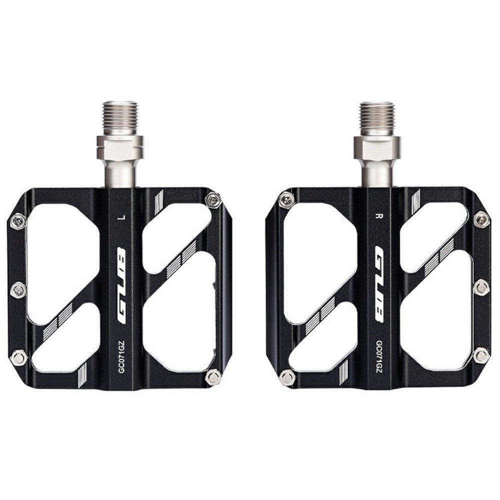 GUB GC071 GZ 1 Pair Aluminum Alloy Pedals Anti Slip Triple Bearing Pedals with Hex Wrench for Mountain  /  Road Bike
