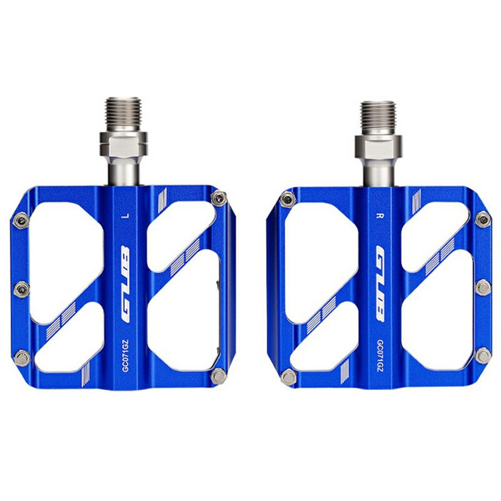 GUB GC071 GZ 1 Pair Aluminum Alloy Pedals Anti Slip Triple Bearing Pedals with Hex Wrench for Mountain  /  Road Bike