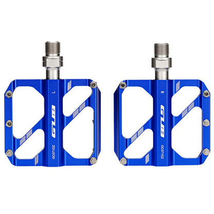 GUB GC071 GZ 1 Pair Aluminum Alloy Pedals Anti Slip Triple Bearing Pedals with Hex Wrench for Mountain  /  Road Bike