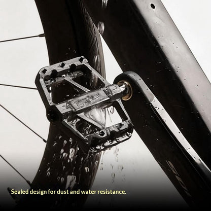 GUB GC072 Bike Pedals Titanium Axle Carbon Fiber Composite MTB / Road Bicycle Pedals Triple Sealed Bearings for Outdoor