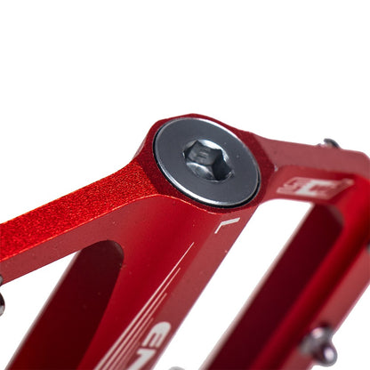 ENLEE 1 Pair N16 Aluminum Alloy Wide Face Bearing Pedals Lightweight Bicycle Pedal Folding Bike Accessories