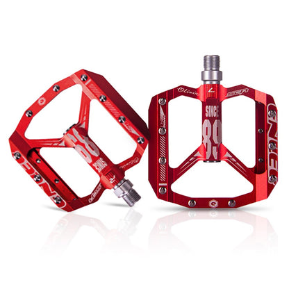 ENLEE Practical Wide Aluminum Alloy Bicycle Pedals Anti-slip DU Bearing Bicycle Pedals for BMX MTB Bike Bicycle