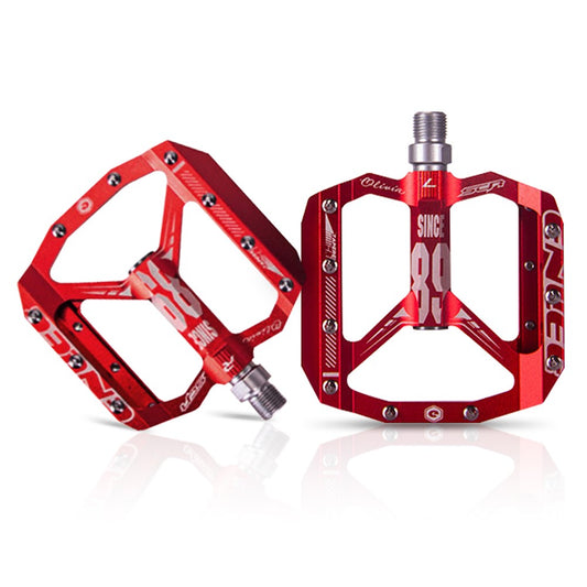 ENLEE Practical Wide Aluminum Alloy Bicycle Pedals Anti-slip DU Bearing Bicycle Pedals for BMX MTB Bike Bicycle