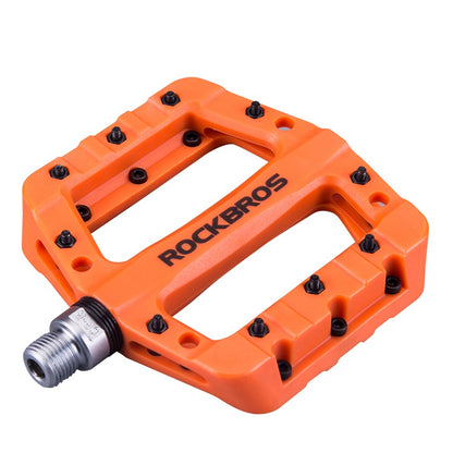 ROCKBROS 2017-12C MTB Pedals Mountain Bike Pedals Lightweight Nylon Fiber Bicycle Platform Pedals for BMX MTB 9/16"