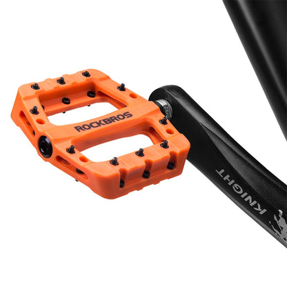 ROCKBROS 2017-12C MTB Pedals Mountain Bike Pedals Lightweight Nylon Fiber Bicycle Platform Pedals for BMX MTB 9/16"