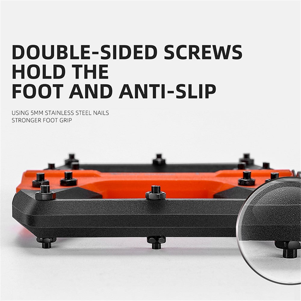 WEST BIKING YP0802099 MTB Pedals Mountain Bike Pedals Lightweight Nylon Bicycle Platform Pedals