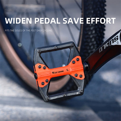 WEST BIKING YP0802099 MTB Pedals Mountain Bike Pedals Lightweight Nylon Bicycle Platform Pedals