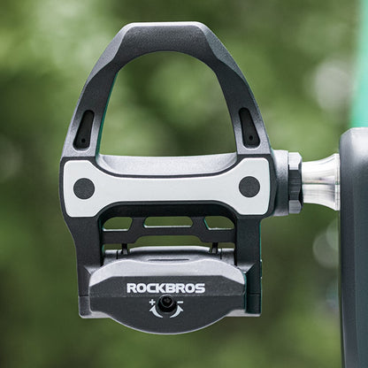 ROCKBROS P601S Road Bike Self-Locking Pedals Carbon Fiber Bearing SPD Titanium Axle Cycling Pedals