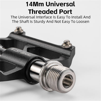 WEST BIKING YP0802114 1 Pair Bicycle Anti-slip Widen Pedals Aluminum Alloy Bike Cycling Pedals