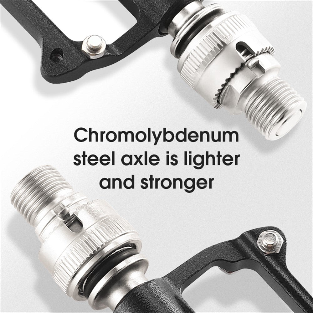 WEST BIKING YP0802118 1 Pair Bike Pedals 3-Bearing Aluminum Alloy MTB Bicycle Pedals