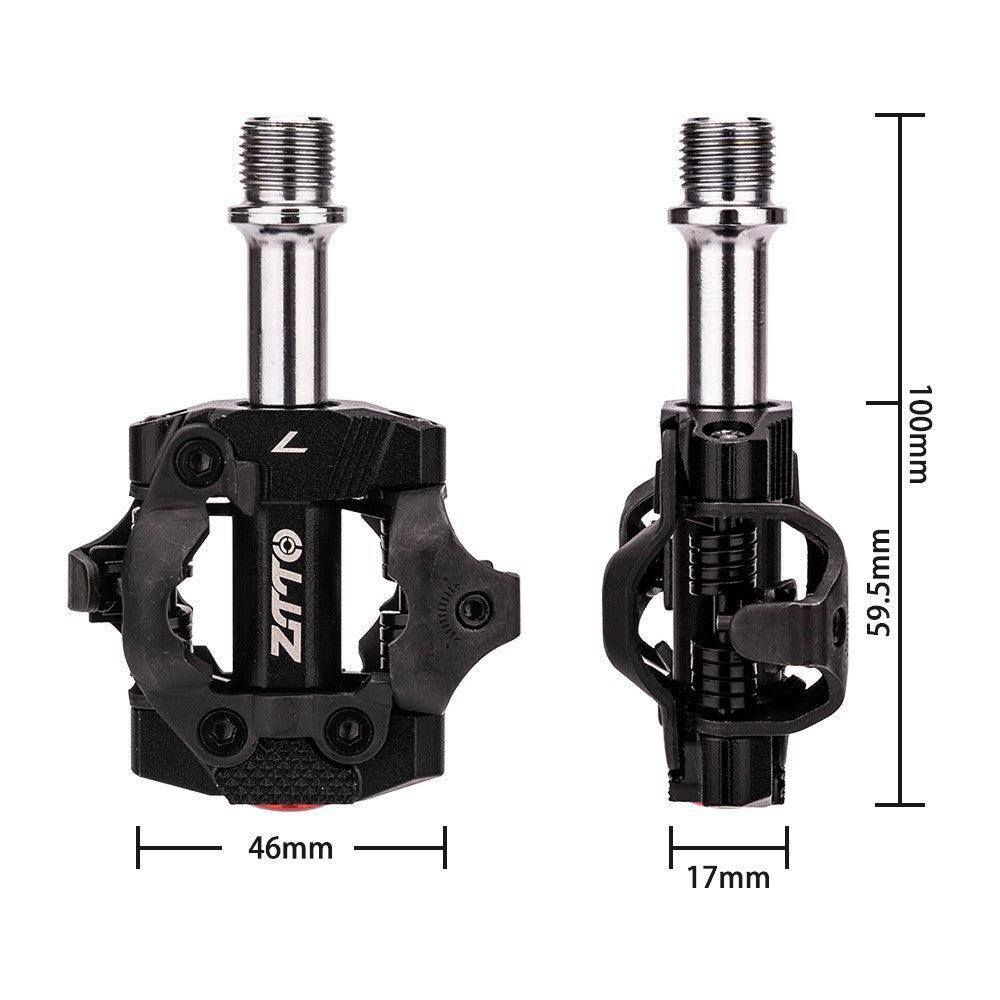 ZTTO ZD22 1 Pair Outdoor Cycling Bike Pedals Aluminum Alloy Self-Locking Bicycle Bearing Pedals
