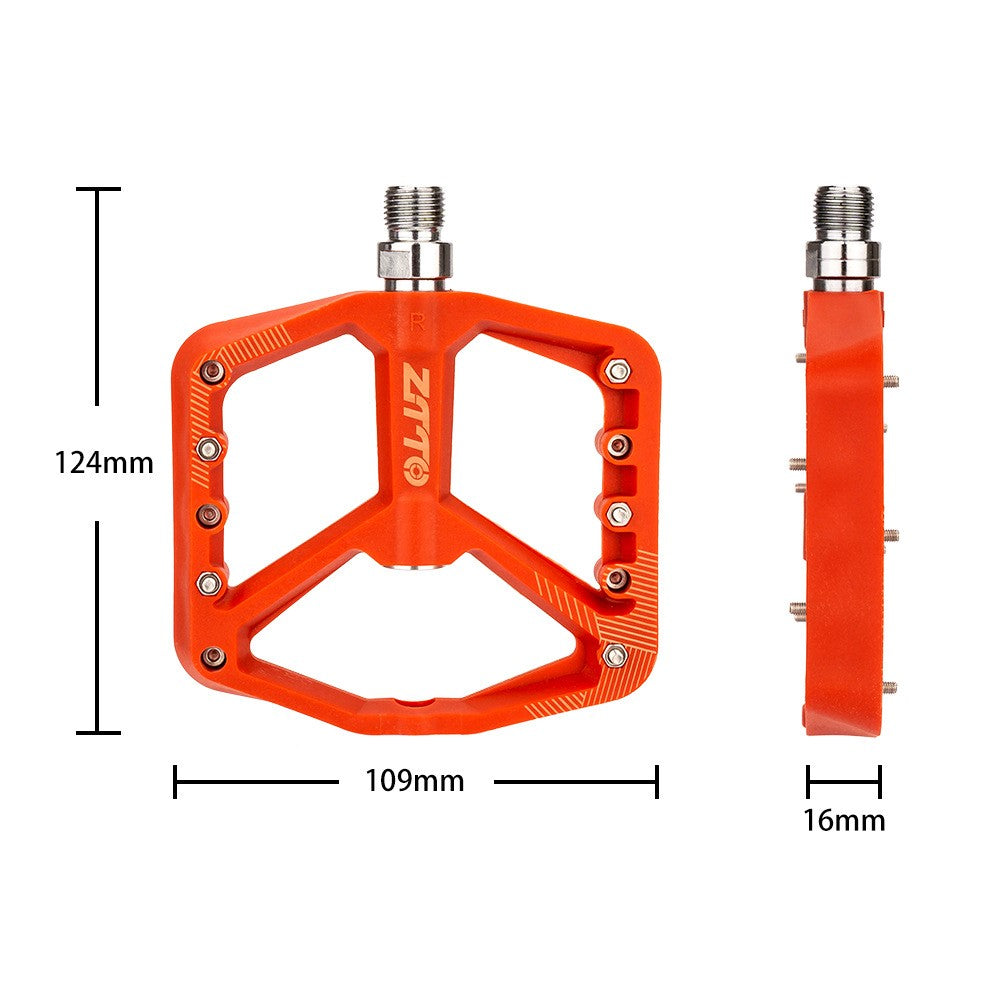 ZTTO MG005 1 Pair Mountain Road Bike Pedals Widen Anti-slip Nylon Pedals