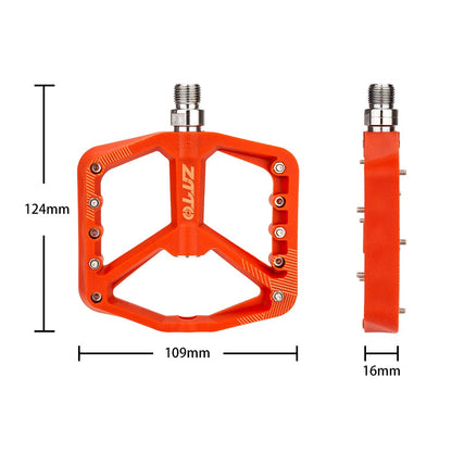 ZTTO MG005 1 Pair Mountain Road Bike Pedals Widen Anti-slip Nylon Pedals