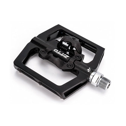 ZTTO STPD15 1 Pair Bicycle Anti-slip Pedals Aluminum Alloy Bike Cycling SPD Flat Pedals with Cleats