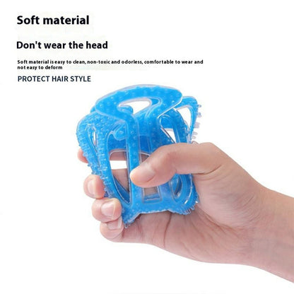 XKGJ Helmet Liner Pad Flexible Silicone Head Protection Cushion for Motorcycle Cycling Helmets