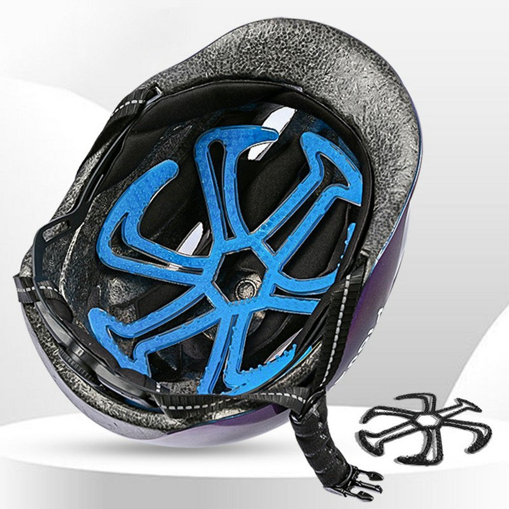 XKGJ Helmet Liner Pad Flexible Silicone Head Protection Cushion for Motorcycle Cycling Helmets