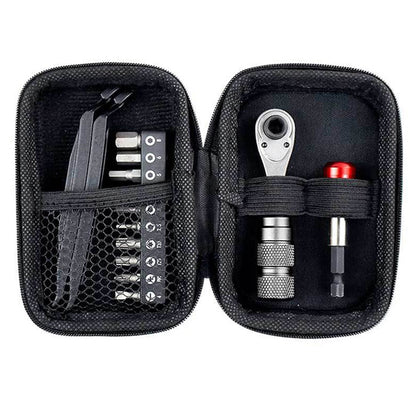 ENLEE E22904 Outdoor Cycling Ratchet Wrench Tool Kit Set for Bicycle Repair with Storage Bag