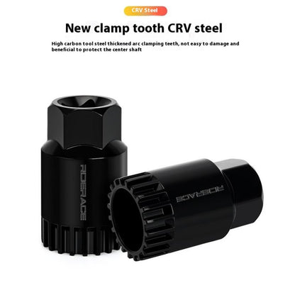 RIDERACE RR9528BK MTB Bike Bottom Bracket Flywheel Sleeve CRV Bottom Bracket Removal Tool