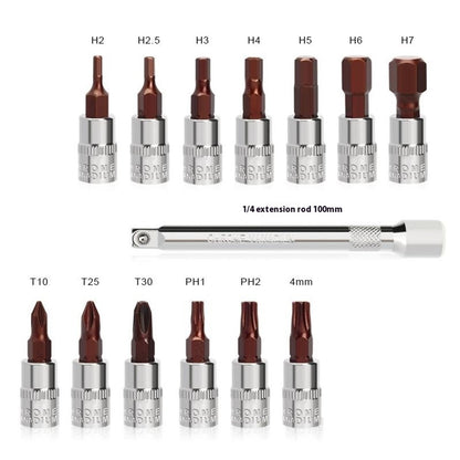 RIDERACE RR9415 High Precision Bike Torque Wrench Set Adjustable Repair Tool Kit