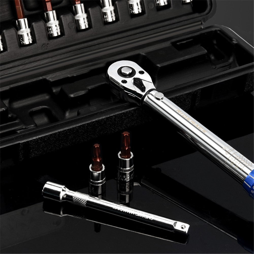 RIDERACE RR9415 High Precision Bike Torque Wrench Set Adjustable Repair Tool Kit