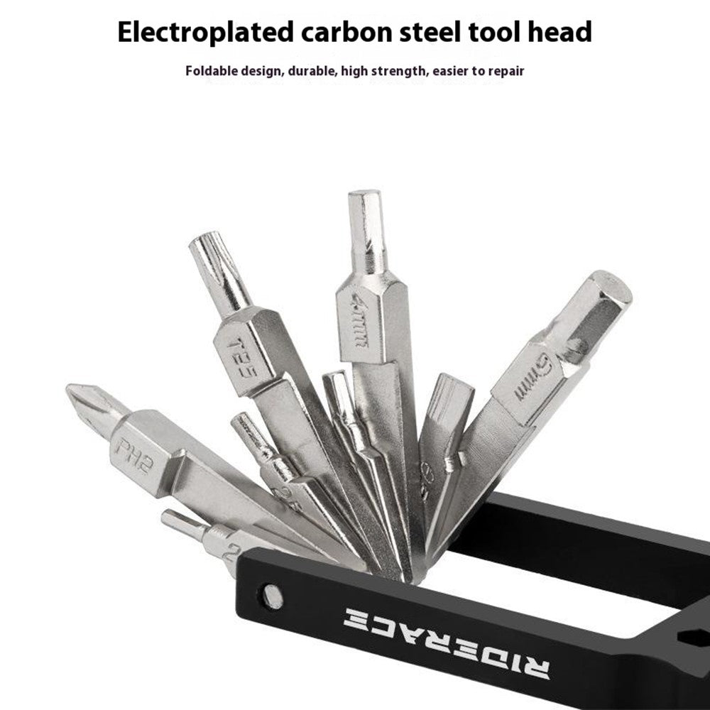 RIDERACE RR9350 Bicycle Tool Kit Compact Size 20 in 1 Bike Repair Tools Set