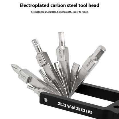 RIDERACE RR9350 Bicycle Tool Kit Compact Size 20 in 1 Bike Repair Tools Set