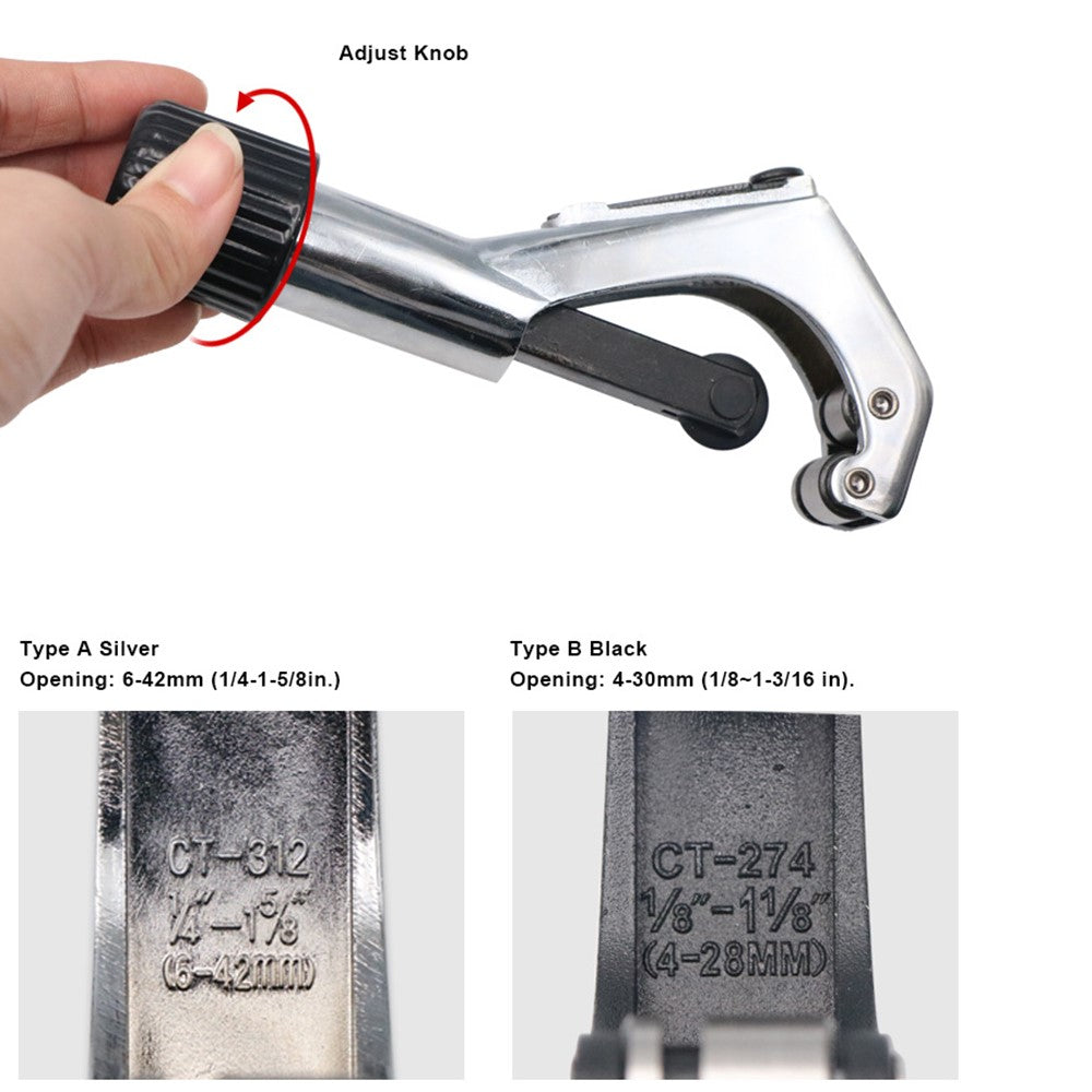 RIDERACE RR9062 Bicycle Tube Cutting Tool for Fork Handlebar Seatpost Fits Alloy Steel Brass Titanium Pipe Dia.6-42mm or 4-28mm