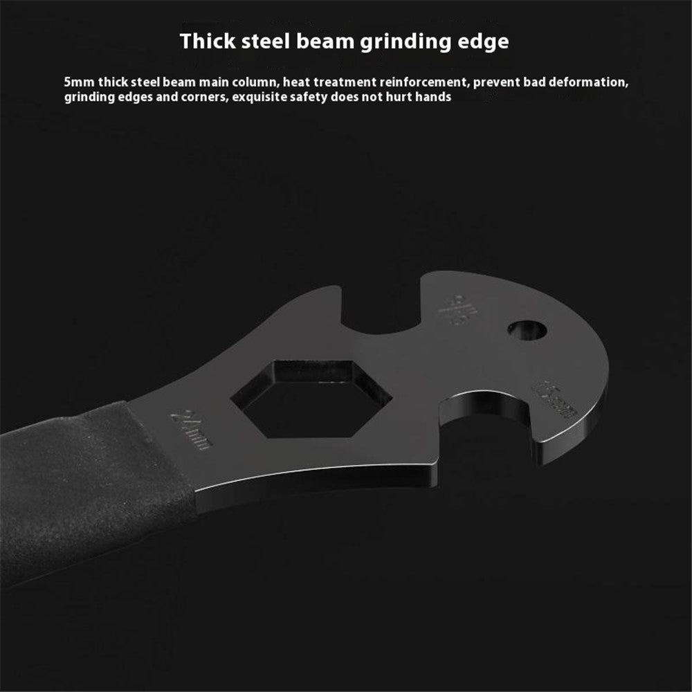 RIDERACE RR9369 High Carbon Steel Long Handle Bicycle Pedal Removal Wrench Bike Repair Tool
