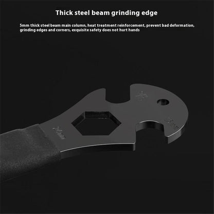 RIDERACE RR9369 High Carbon Steel Long Handle Bicycle Pedal Removal Wrench Bike Repair Tool