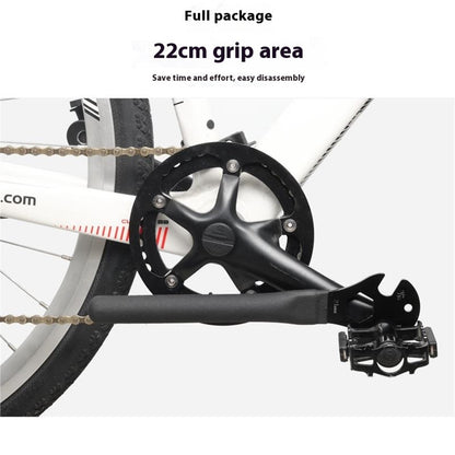RIDERACE RR9369 High Carbon Steel Long Handle Bicycle Pedal Removal Wrench Bike Repair Tool