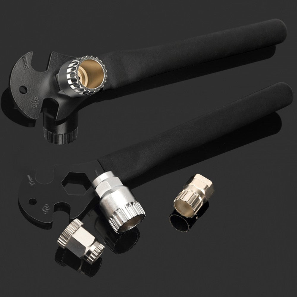 RIDERACE RR9369 High Carbon Steel Long Handle Bicycle Pedal Removal Wrench Bike Repair Tool