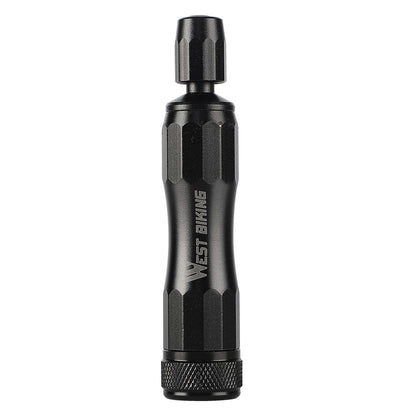 WEST BIKING Portable Mountain Bike Tire Repair Kit Aluminum Alloy Tubeless Tire Maintain Tool Set