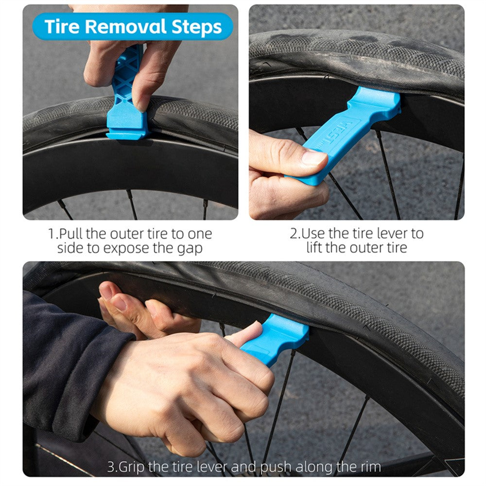 WEST BIKING Bicycle Tire Lever Nylon Integrated Tire Removal Tool for Mountain / Road Bikes