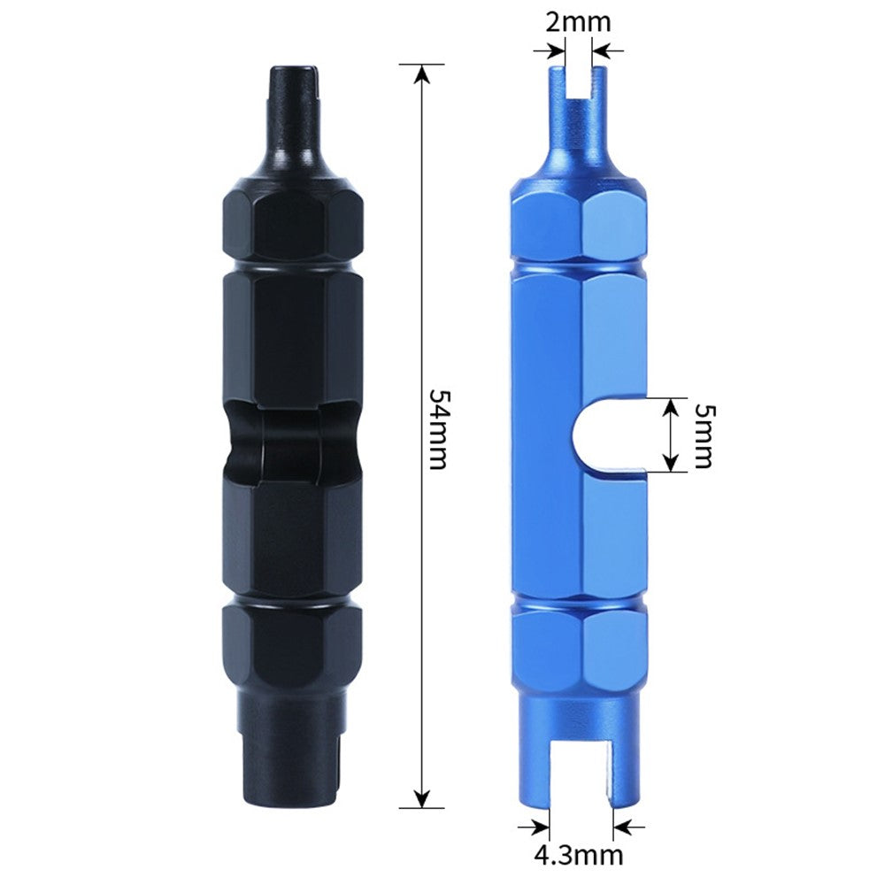 YIQUAN CSQMBS Bicycle Valve Core Remover Presta / Schrader Valve Extender Tire Repair Tool