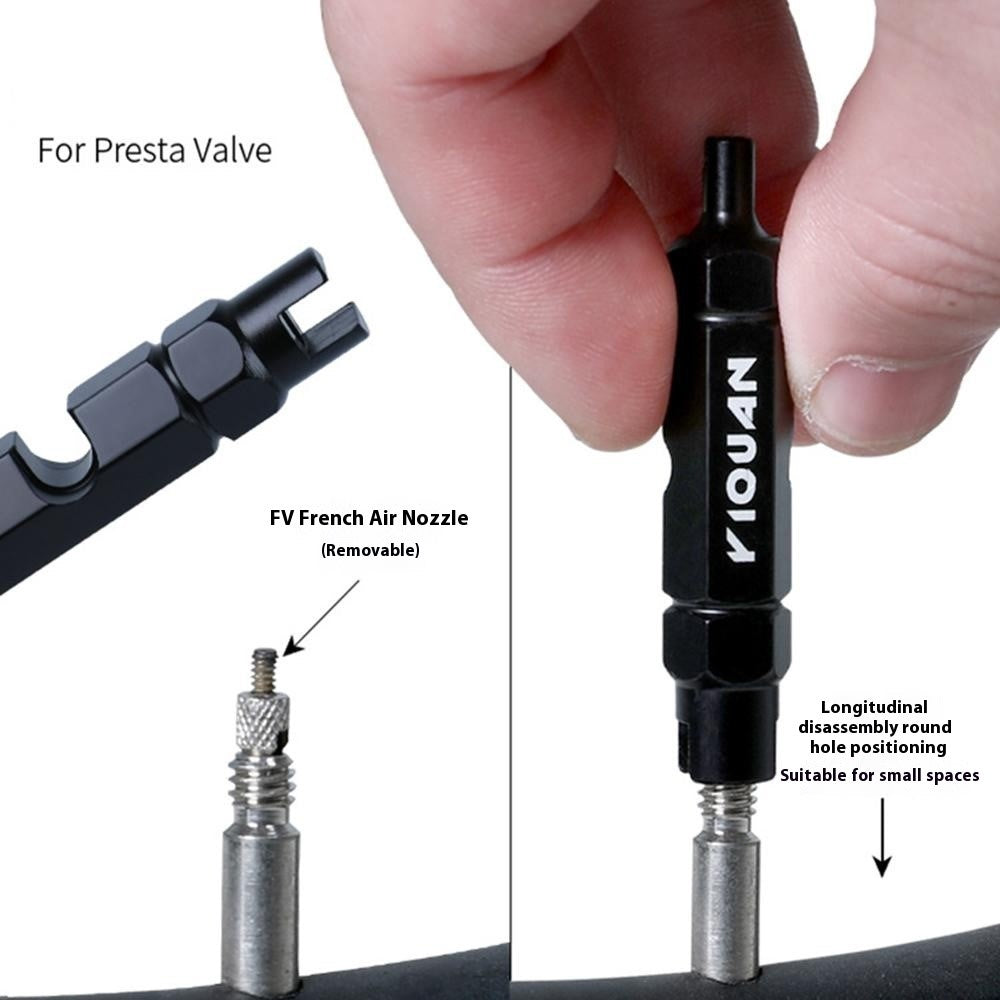 YIQUAN CSQMBS Bicycle Valve Core Remover Presta / Schrader Valve Extender Tire Repair Tool