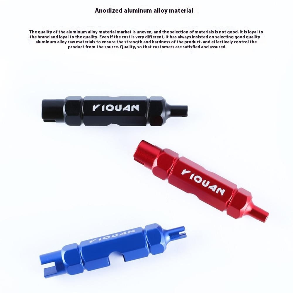 YIQUAN CSQMBS Bicycle Valve Core Remover Presta / Schrader Valve Extender Tire Repair Tool