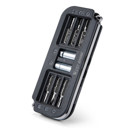 WEST BIKING YP0719446 10 In 1 Portable Bicycle Repair Tool Multifunction Combination Wrench