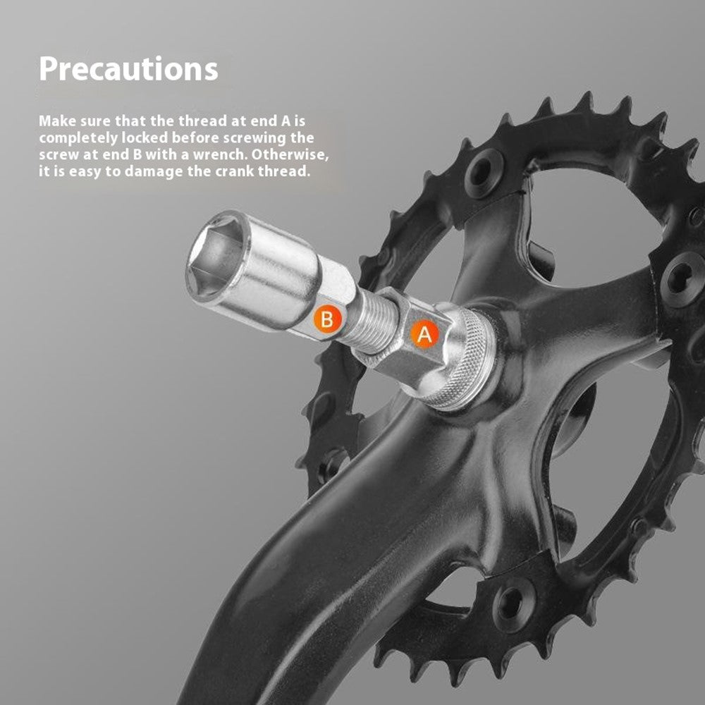 YIQUAN 13FQ0107 Bike Crank Puller Tool Set High-Carbon Steel Mountain Road Bicycle Crankset Removal Tool
