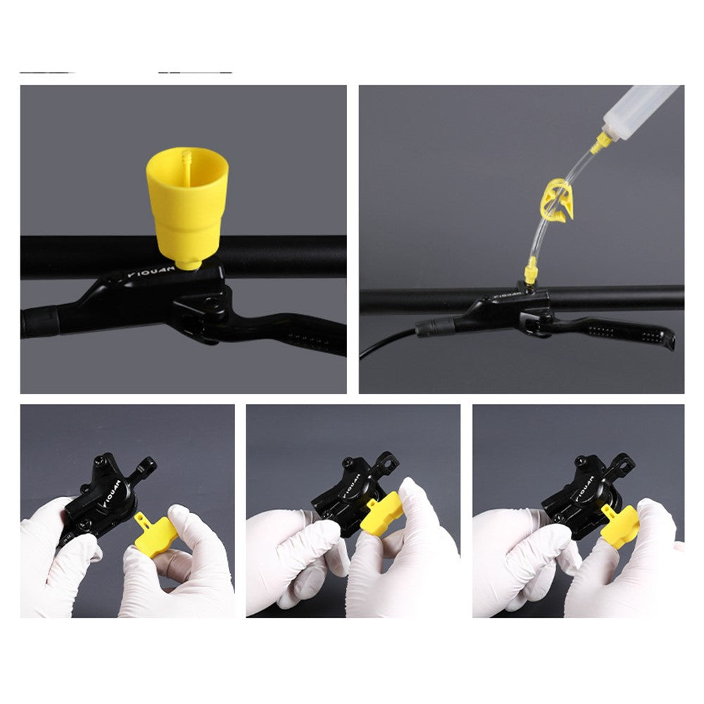 YIQUAN 13FJ0003 Bicycle Disc Brake Oil Change Tool for Mountain Road Bike Universal Brake Fluid Injection Kit