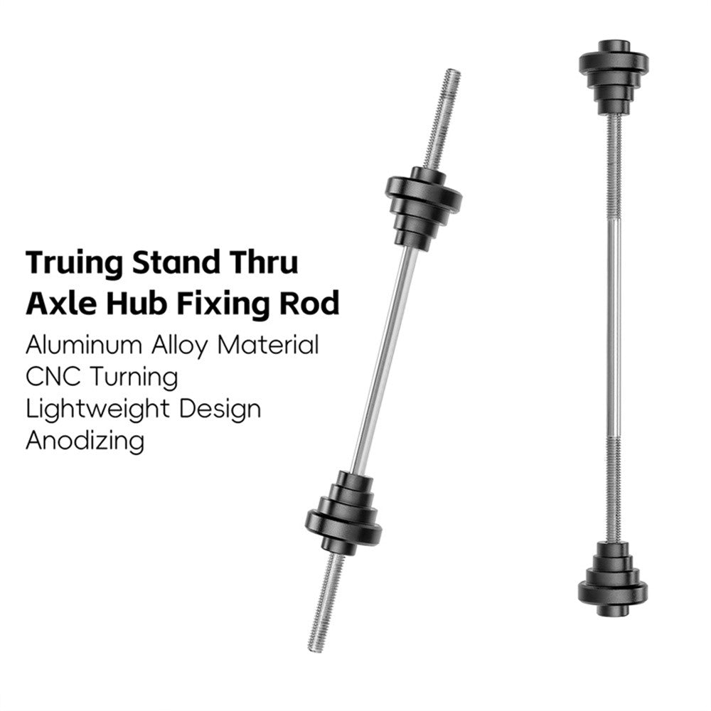WEST BIKING YP0719470 For 12 / 15 / 20mm Thru Axle Hubs Bicycle Truing Stand Adapter Metal Conversion Tool
