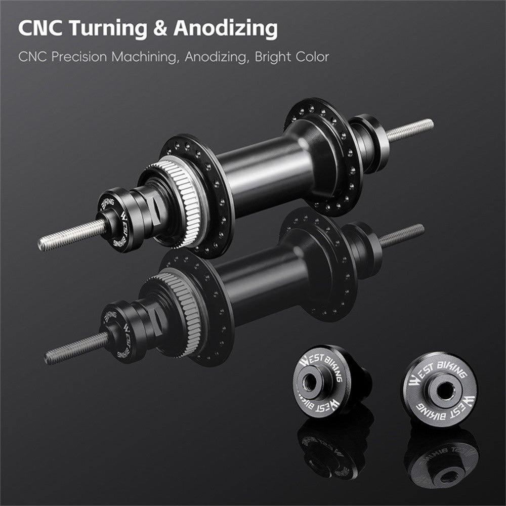 WEST BIKING YP0719470 For 12 / 15 / 20mm Thru Axle Hubs Bicycle Truing Stand Adapter Metal Conversion Tool