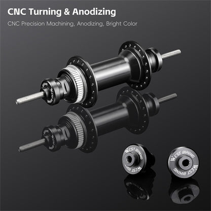 WEST BIKING YP0719470 For 12 / 15 / 20mm Thru Axle Hubs Bicycle Truing Stand Adapter Metal Conversion Tool