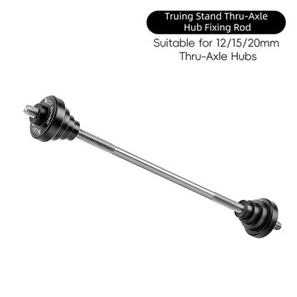 WEST BIKING YP0719470 For 12 / 15 / 20mm Thru Axle Hubs Bicycle Truing Stand Adapter Metal Conversion Tool