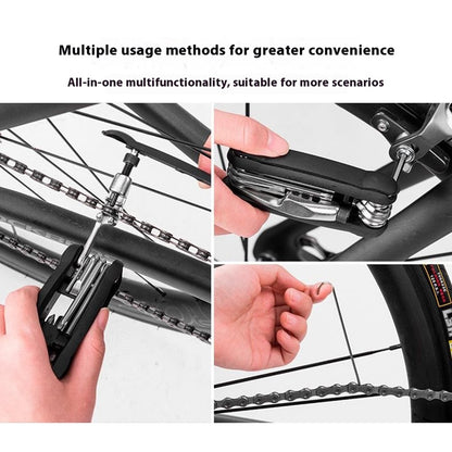 ROCKBROS GJ8002 16 in 1 Multifunction Bicycle Repair Tool Set for Mountain Road Bikes Hex Socket Cycling Screwdriver Kit